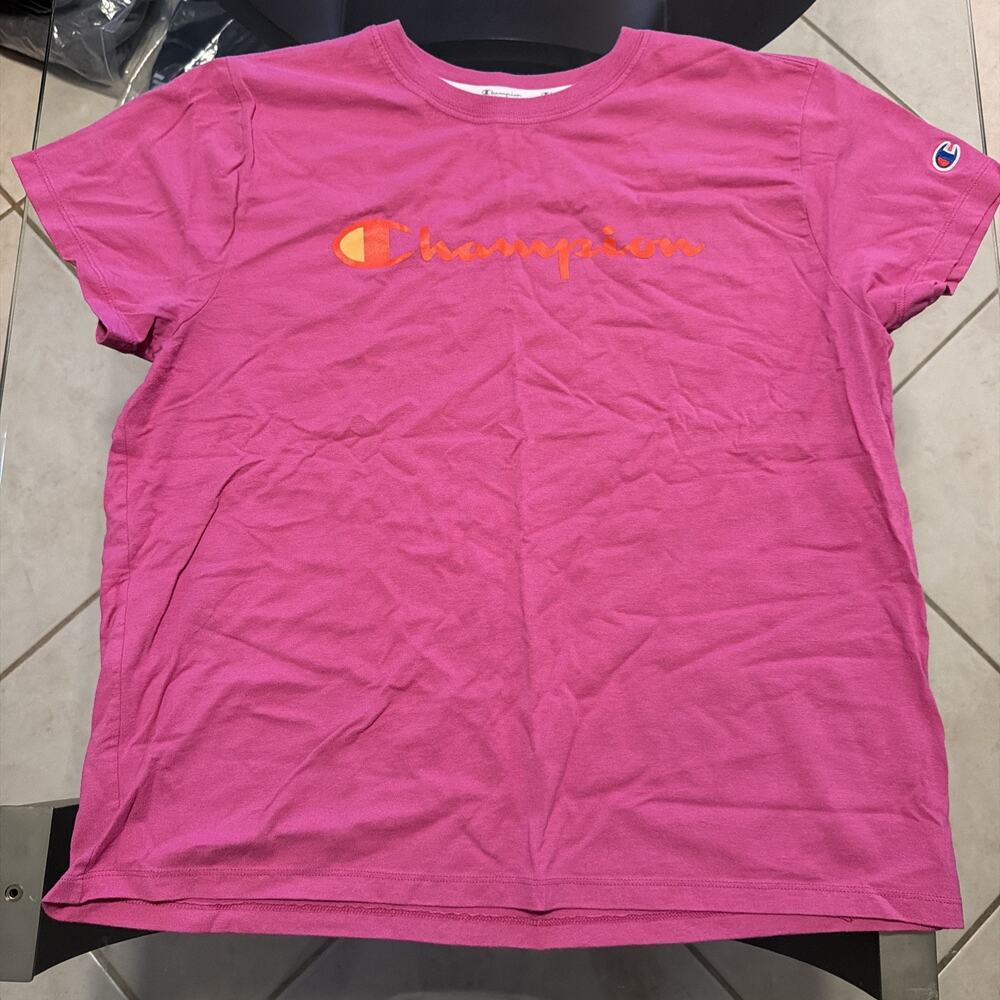 Champion Pink T Shirt Men’s Medium